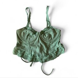 Colsie crop top corset